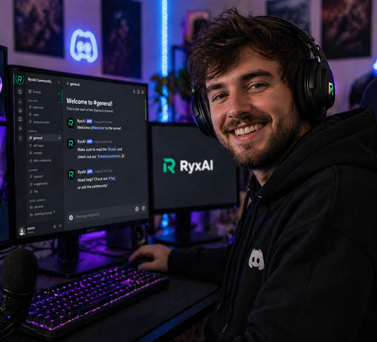 Server admin using RyxAI